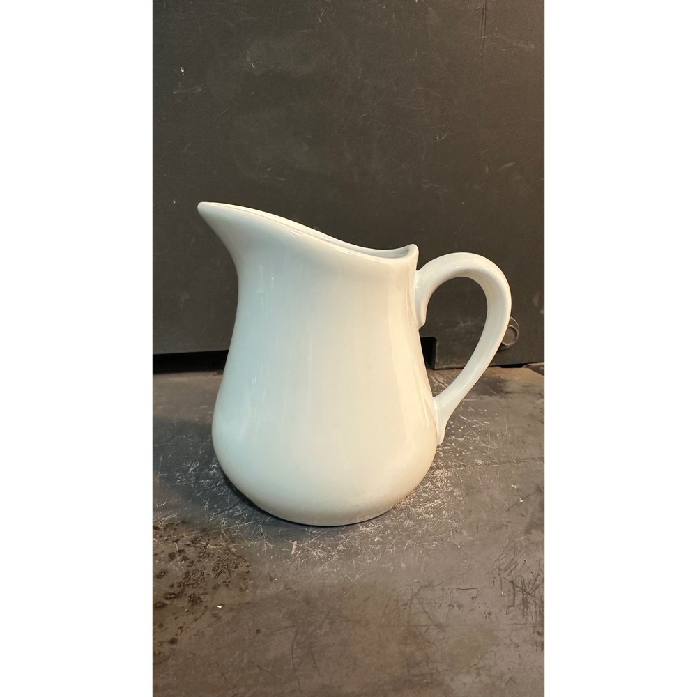 BIA Cordon Bleu White Porcelain Pitcher 5 Inch Creamer Gravy Boat Serving Jug